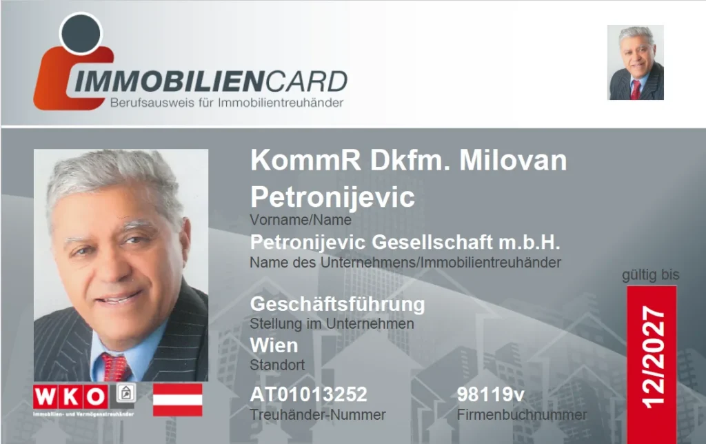 Immocard Milovan Petronijevic